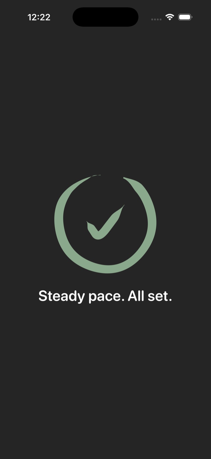 All set